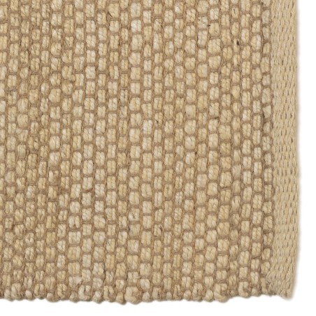 Tapis QUENTIN en jute et coton beige 200x290cm