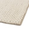 Tapis QUENTIN en laine tissée 160x230cm - couleur écru