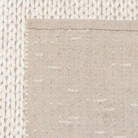 Quentin Rectangular Rug 200x290cm in Ecru Woven Wool