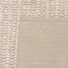 Quentin Rectangular Rug 160x230cm - Beige Woven Wool
