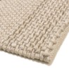 Quentin Rectangular Rug 160x230cm - Linen-Colored Wool