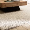 Quentin Rectangular Rug 200x290cm - Beige Looped Wool
