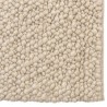 Tapis rectangulaire QUENTIN en laine bouclée beige 200x290cm