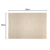 Quentin Rectangular Rug 200x290cm - Beige Looped Wool