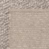 Tapis QUENTIN en laine bouclée taupe 160x230cm