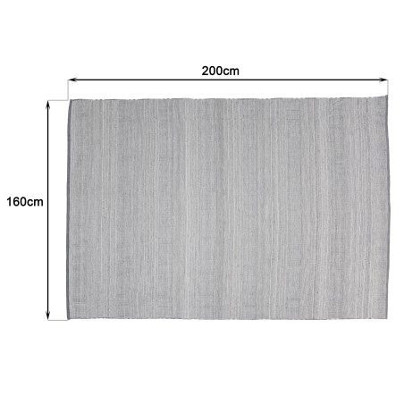Quentin Rectangular Outdoor Rug 160x230cm Grey/White