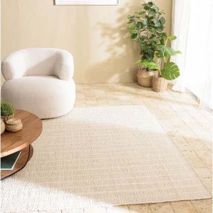 Tapis rectangulaire SACHA en coton recyclé 160x230cm