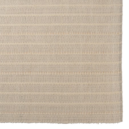 Tapis rectangulaire en coton recyclé 200x290cm - couleur ivoire