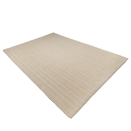 SACHA Rectangular Rug 200x290cm in Recycled Cotton - Ivory