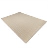 SACHA Rectangular Rug 200x290cm in Recycled Cotton - Ivory