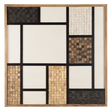 SANDY - Wall decoration 82x82cm Tricolour Mosaic