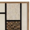 SANDY - Wall decoration 82x82cm Tricolour Mosaic