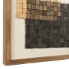 SANDY Wall Decoration No. 1 42x62cm Beige/Black Mosaic Recycled Pine