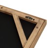Décoration murale SANDY - Mosaïque beige/noire 42x62cm