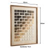 SANDY Wall Decoration 62x82cm Mosaic Gradient in Recycled Pine