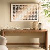 SANDY - Wall Decoration 82x122cm Mosaic Gradient in Recycled Pine