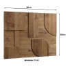 SANDY - Wall decoration A 98x80cm Geometric Shapes Recycled Pine