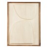 Décoration murale SANDY 62x82cm - Pin recyclé blanc