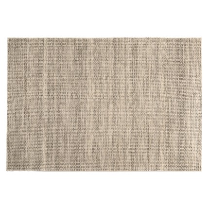 Tapis QUENTIN en laine tissée blanc et kaki 200x290cm