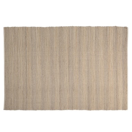 Tapis QUENTIN 200x290cm jute et coton - Sable/Ivoire/Noir