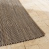 QUENTIN Rectangular Rug 160x230cm Jute Cotton Sand Black