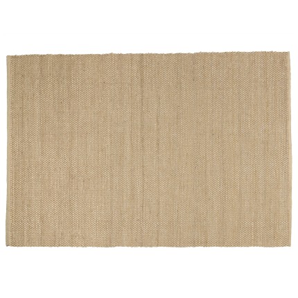 Quentin Rectangular Rug 160x230cm - Beige Jute and Cotton