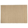 Tapis QUENTIN en jute et coton beige 200x290cm