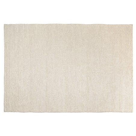 Quentin Rectangular Rug 200x290cm in Ecru Woven Wool