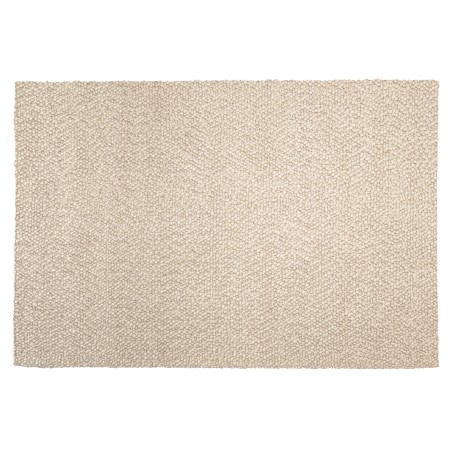 Tapis QUENTIN en laine bouclée beige 160x230cm