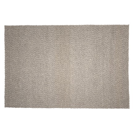 QUENTIN Rectangular Rug 200x290cm in Taupe Looped Wool
