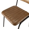 Lot de 2 chaises MARCEL en manguier - Style rétro et chaleureux