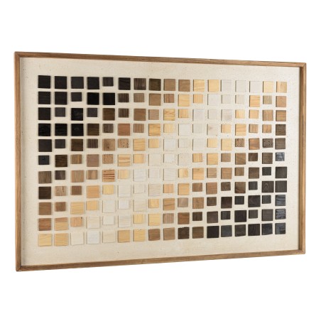 SANDY - Wall Decoration 82x122cm Mosaic Gradient in Recycled Pine