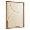 SANDY Wall Decoration 62x82cm - Abstract Shapes Recycled White Pine