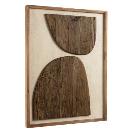 SANDY Wall Decoration 62x82cm - Recycled Pine Shapes