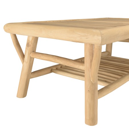 Table basse rectangulaire BORNEO en teck