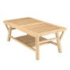 Table basse rectangulaire BORNEO en teck