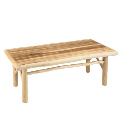 Table basse rectangulaire en teck naturel WILL - MADURA