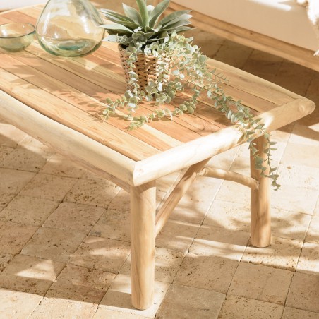 WILL - MADURA Rectangular Coffee Table | Natural Teak Branches