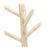 WILL - 3-branch Coat Rack in Natural Teak