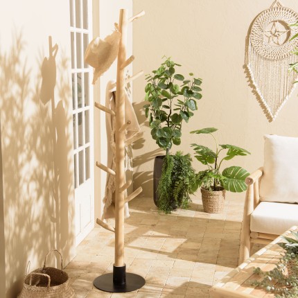 Porte-manteau WILL en teck naturel