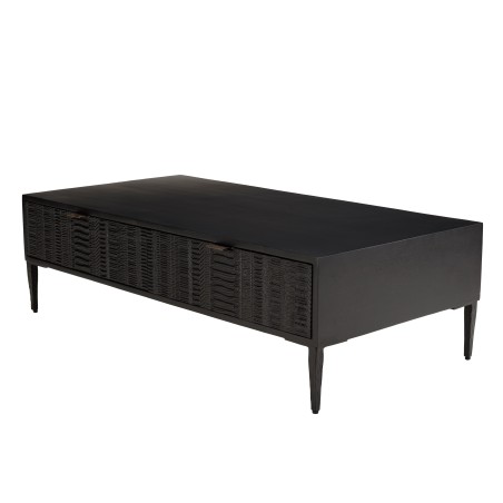 Table basse GLORIA en manguier noir