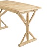 Bureau WILL en branches de teck naturel 120x60cm