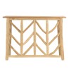 WILL - Natural Teak Console Table with Openwork Base