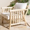 WILL - BORNEO Set: 2-Seater Sofa, 2 Armchairs, Teak Coffee Table