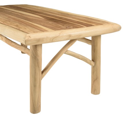 Ensemble MADURA WILL : canapé 2 p. 2 fauteuils en teck