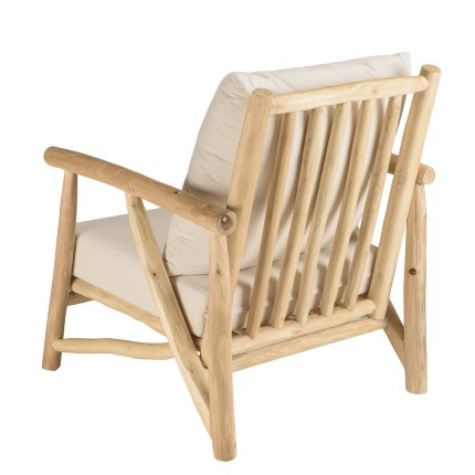 Ensemble MADURA WILL : canapé 2 p. 2 fauteuils en teck