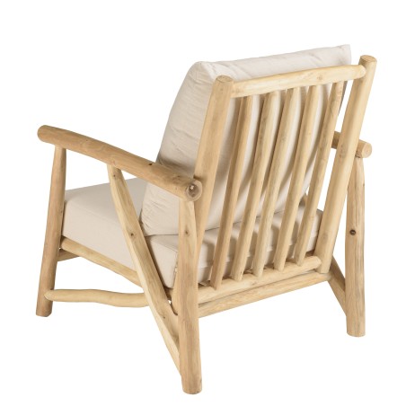 Ensemble MADURA WILL : canapé 2 p. 2 fauteuils en teck