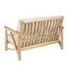 Ensemble MADURA WILL : canapé 2 p. 2 fauteuils en teck