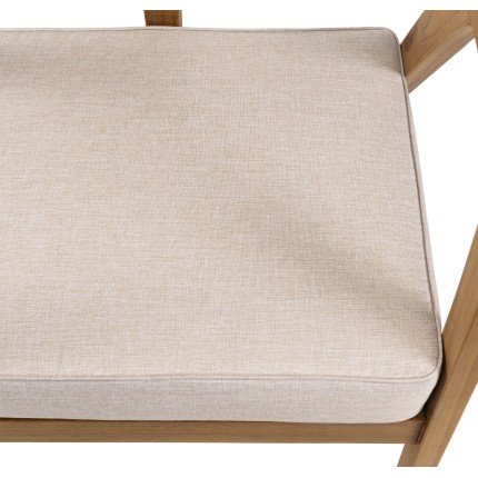 Ensemble FLORES en teck - Canapé 2 p., 2 fauteuils, 1 table basse