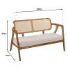 WILL - FLORES Set: 2-Seater Sofa, 2 Armchairs, 1 Teak Coffee Table